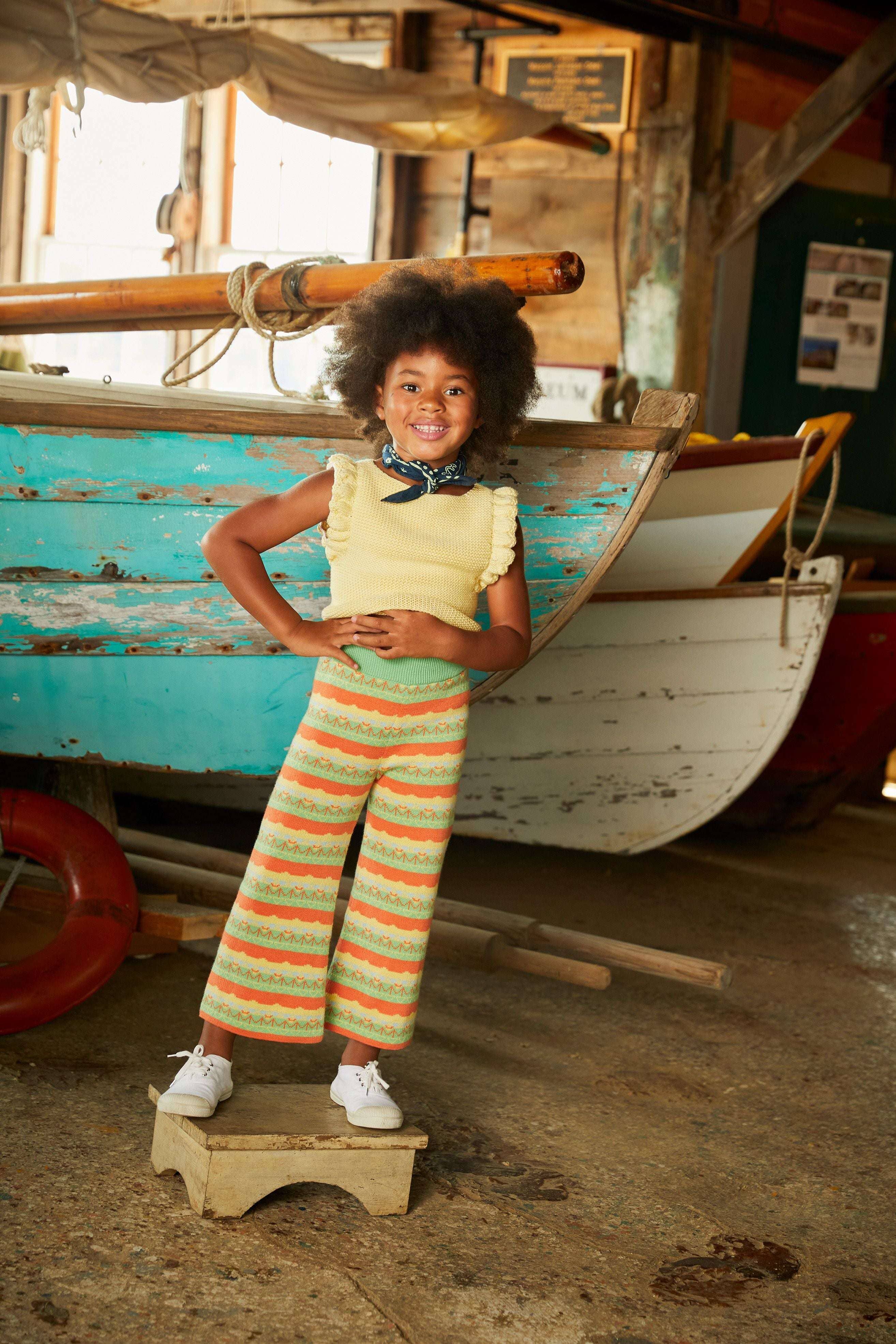 Misha and Puff, Fairground Pants in Melon – CouCou