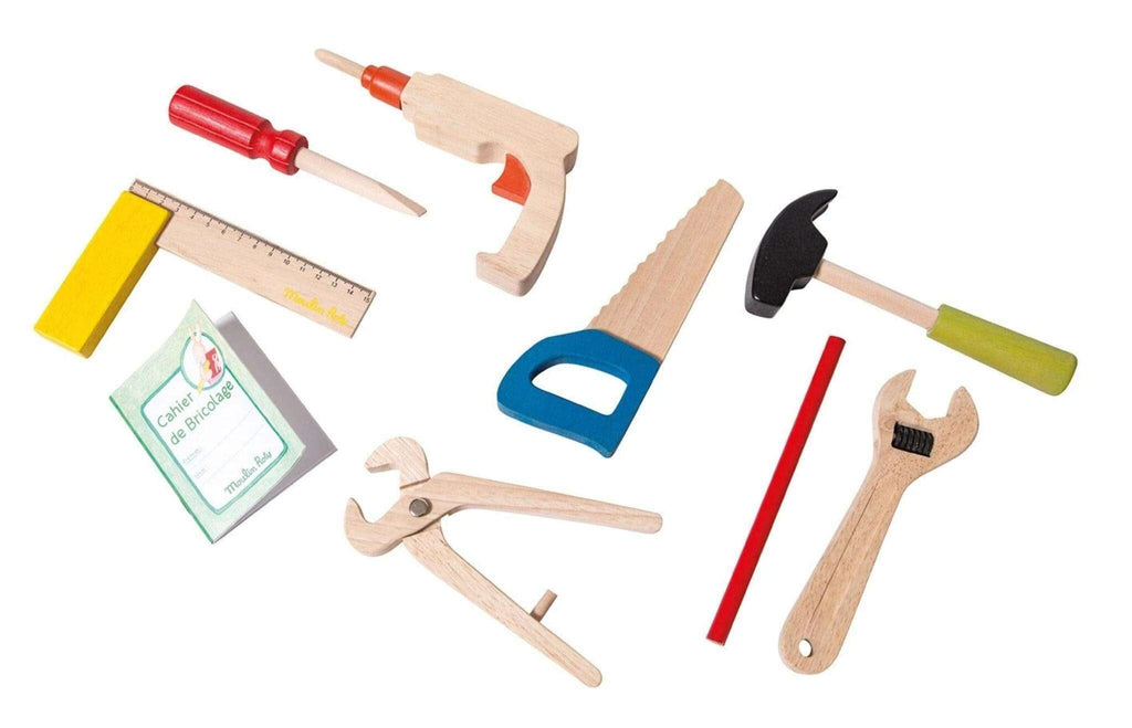 Moulin Roty,I Am Working, Wooden Tool Valise,CouCou,Toy