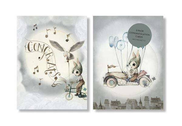 Mrs. Mighetto,Flying Cars Congratulation Cards,CouCou,Crafts & Stationary