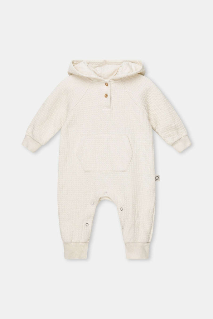 My Little Cozmo,Matt Hood Jumpsuit in Ivory,CouCou,Baby Boy Clothes