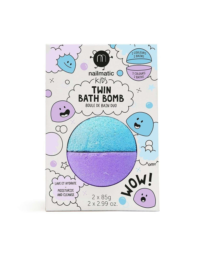 Nailmatic,Kids Bath Bomb, DUOS Blue and Violet,CouCou,Skincare