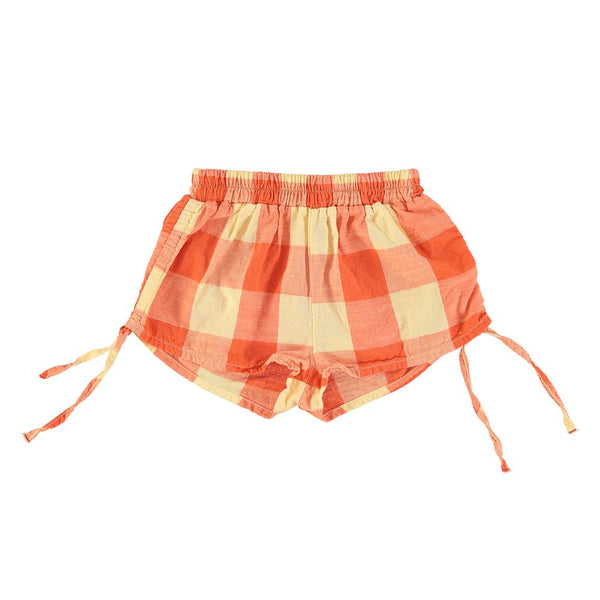 Shorts in Yellow/Red Checkered