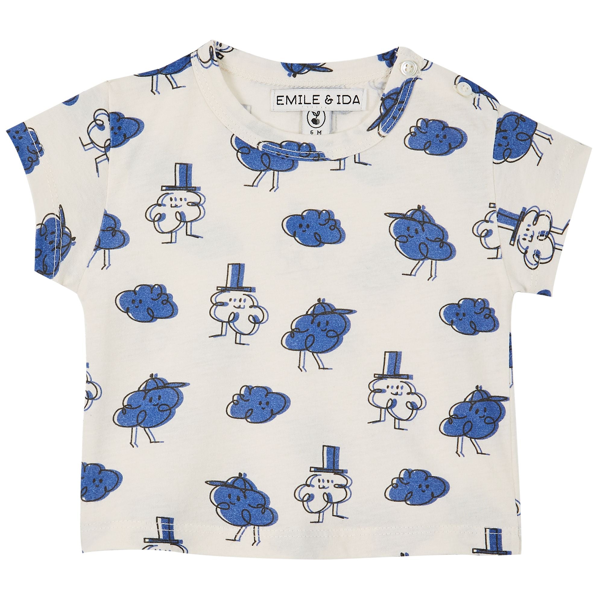 Emile et Ida, Nuage T-Shirt in Ecru – CouCou