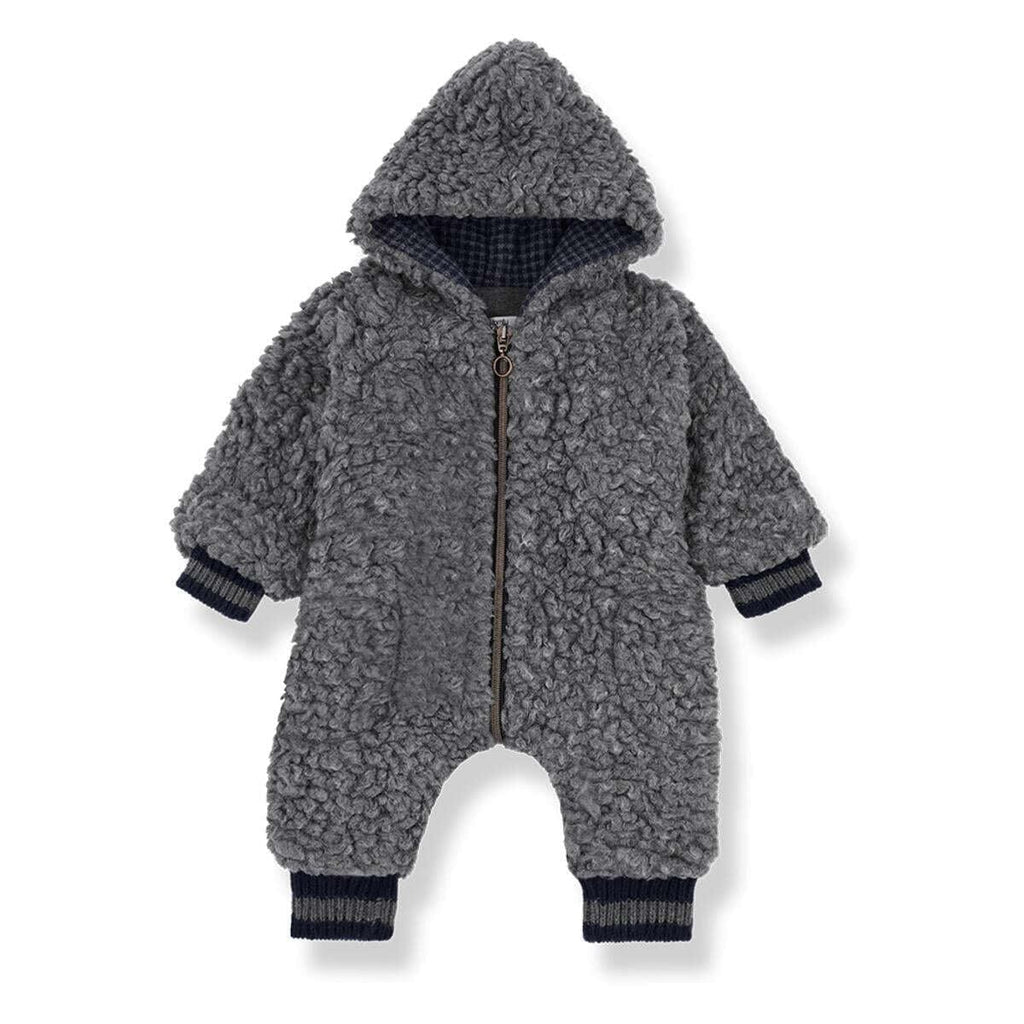 One more In The Family,Eneko Polar Suit in Grey,CouCou,Baby Outerwear