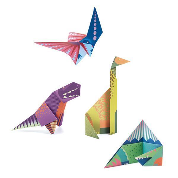 Djeco,Origami Dinosaurs,CouCou,Arts & Crafts