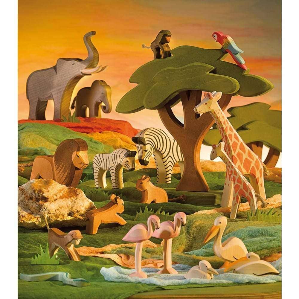 Ostheimer Wooden Toys,Lion, Male,CouCou,Toy
