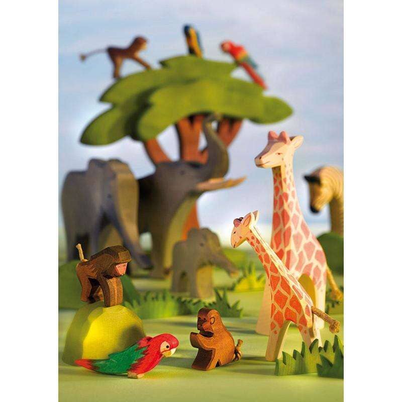 Ostheimer Wooden Toys,Small Giraffe, Head Low,CouCou,Toy