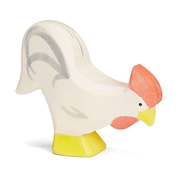 Ostheimer Wooden Toys,White Rooster,CouCou,Toy