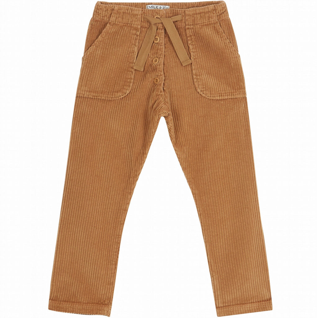 Corduroy Trousers in Noix