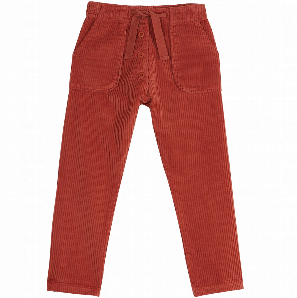 Corduroy Trousers in Tomette