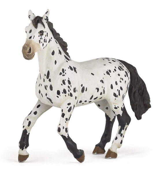 Papo,Papo France Black Appaloosa Horse,CouCou,Toys