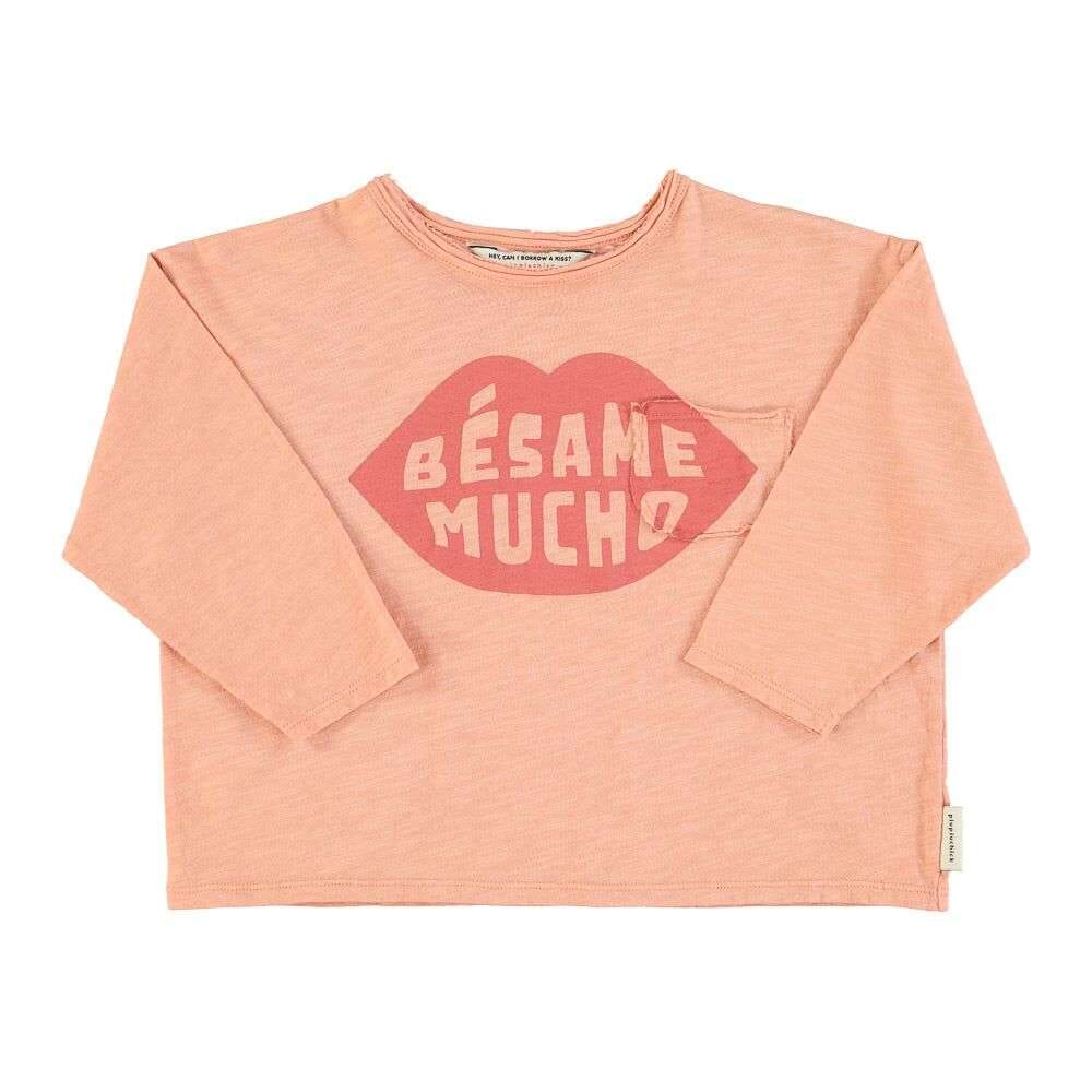 piupiuchick,L/S Tee w/ "Bésame Mucho" Print,CouCou,Girl Clothes