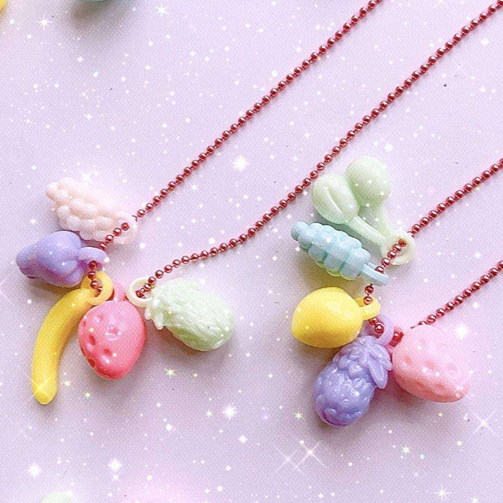 Pop Cutie,Fruit Charm Necklace - Assorted,CouCou,Girl Accessories & Jewellery