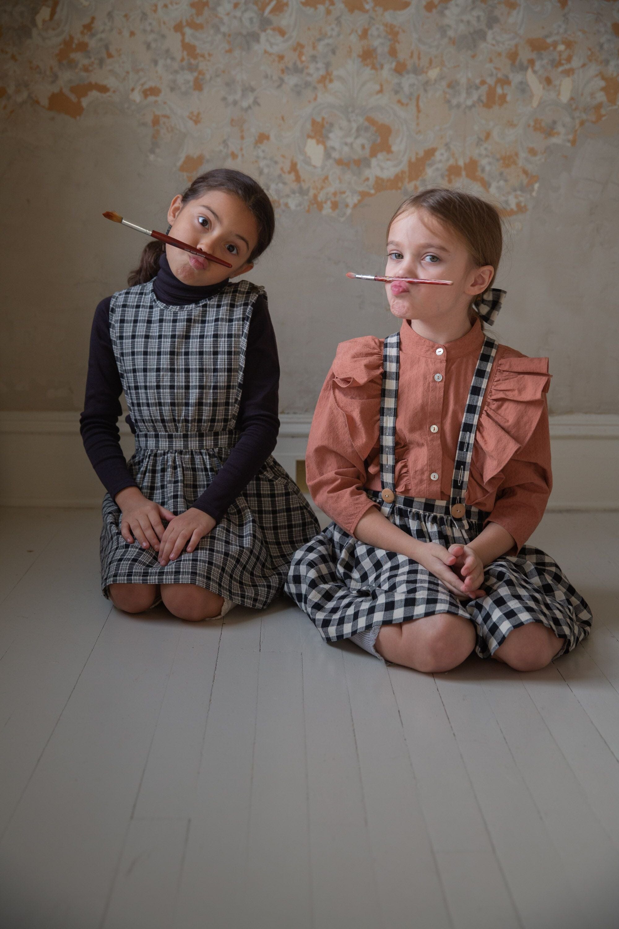 Soor Ploom, Tippi Pinafore in School Plaid – CouCou