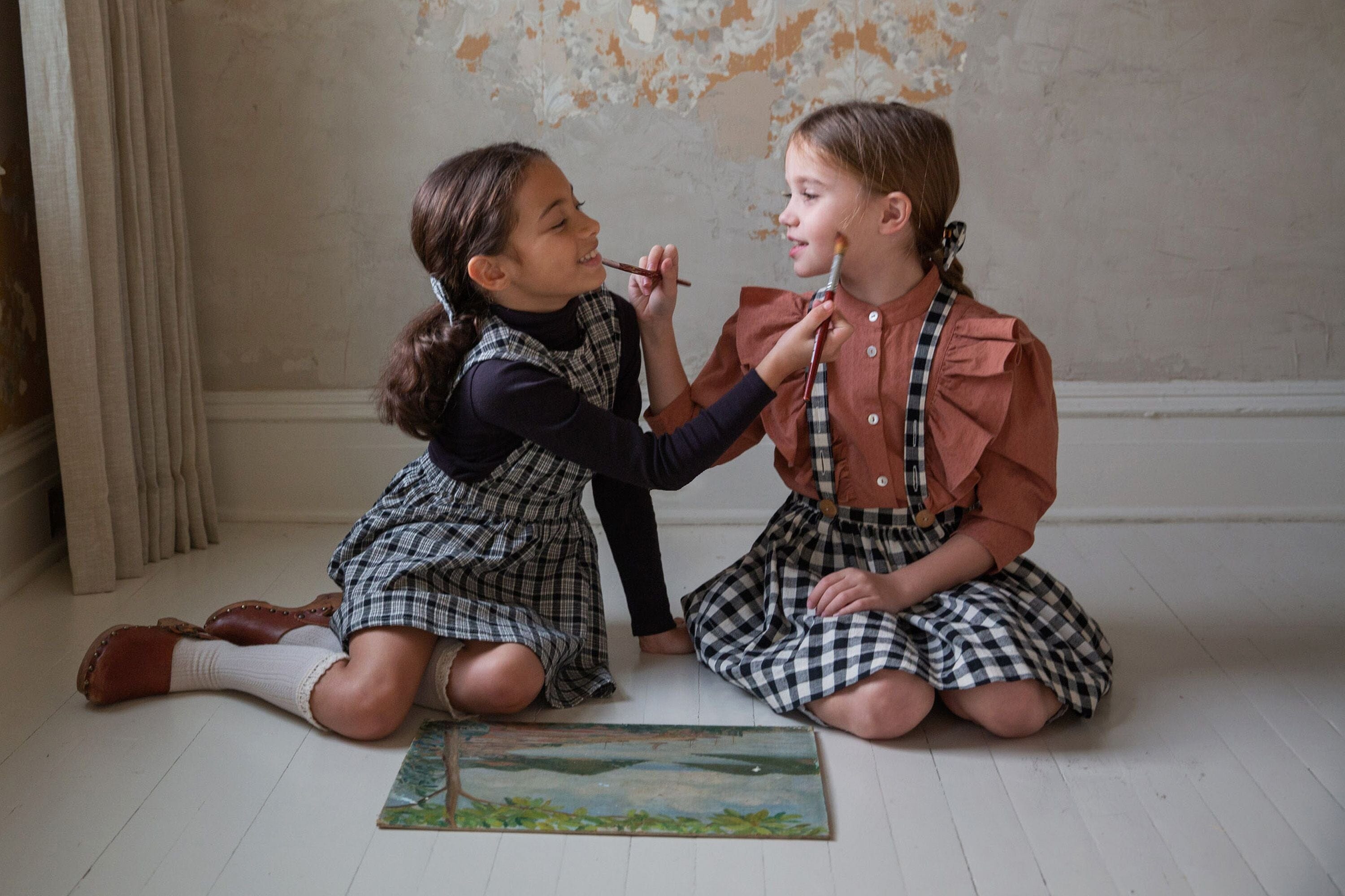 Soor Ploom, Tippi Pinafore in School Plaid – CouCou