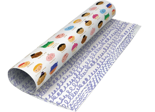 Roger La Borde,Double Sided Gift Wrap, Facetime Baby,CouCou,Crafts & Stationary
