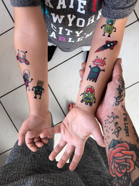 Space Robots Tattoos
