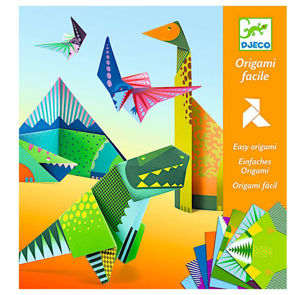 Djeco,Origami Dinosaurs,CouCou,Arts & Crafts