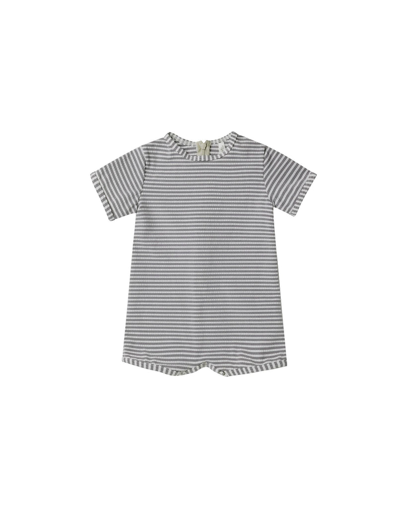 Shorty One-Piece in Ink Stripe