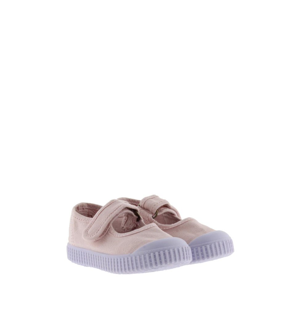 Mary Jane Canvas Shoes, Empolvado/Powder