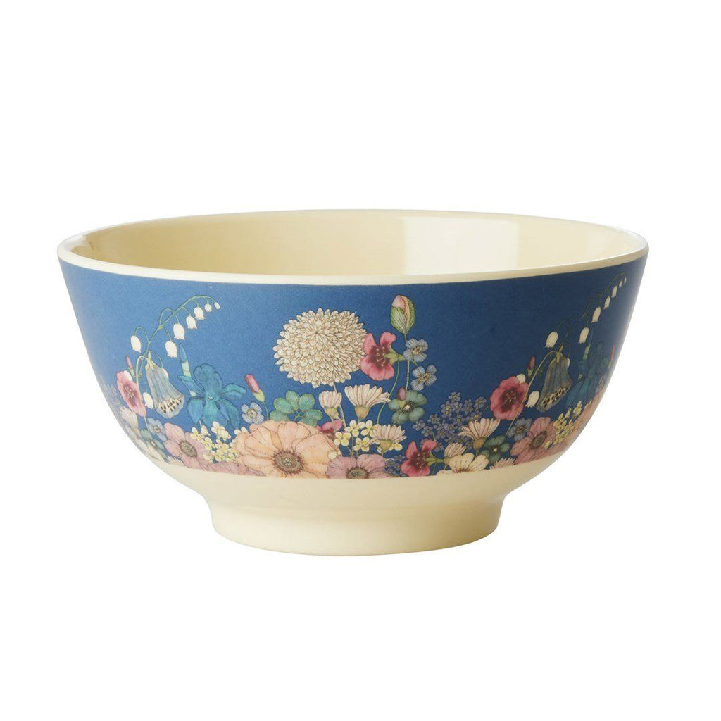 RICE,Bowl with Flower Collage Print,CouCou,Kitchenware