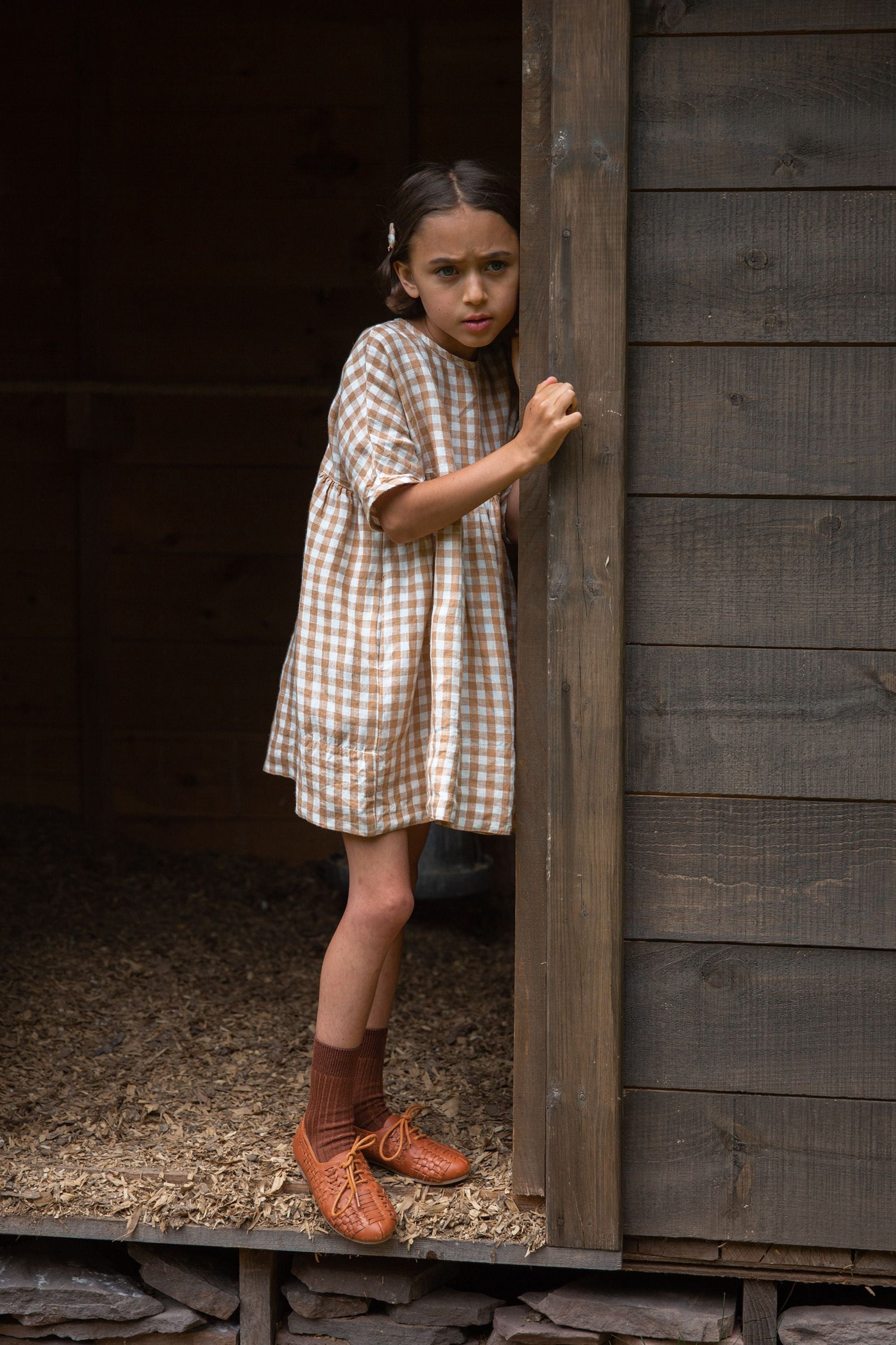 soor ploom Percy Dress Swiss Dot - ワンピース